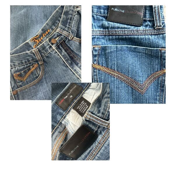 FUBU The Collection‎ Women’s Jeans - Size 16 - Picture 3 of 3